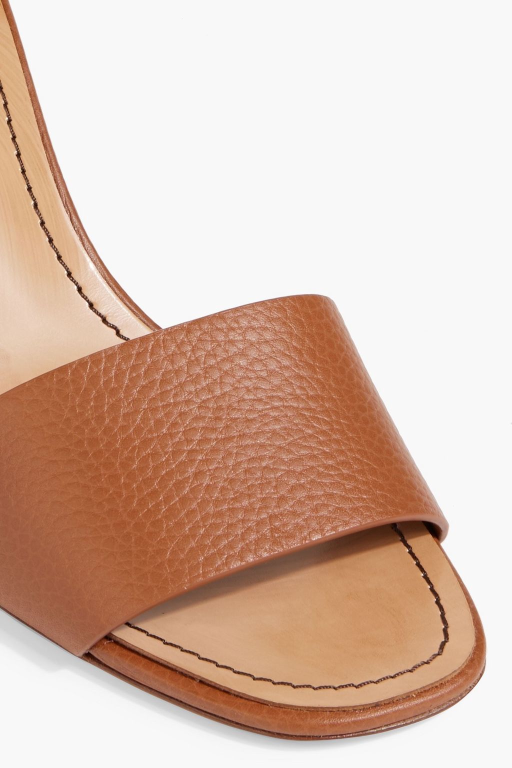 VALENTINO GARAVANI Roman Stud pebbled-leather sandals