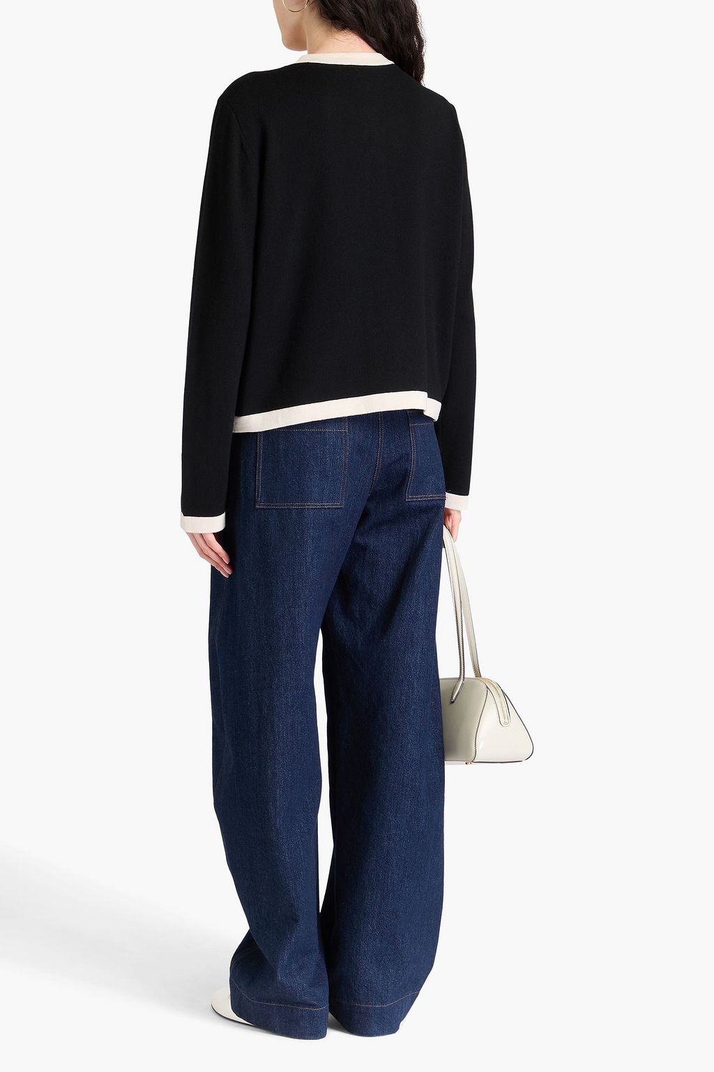 TORY BURCH Kendra Cardigan aus Merinowolle