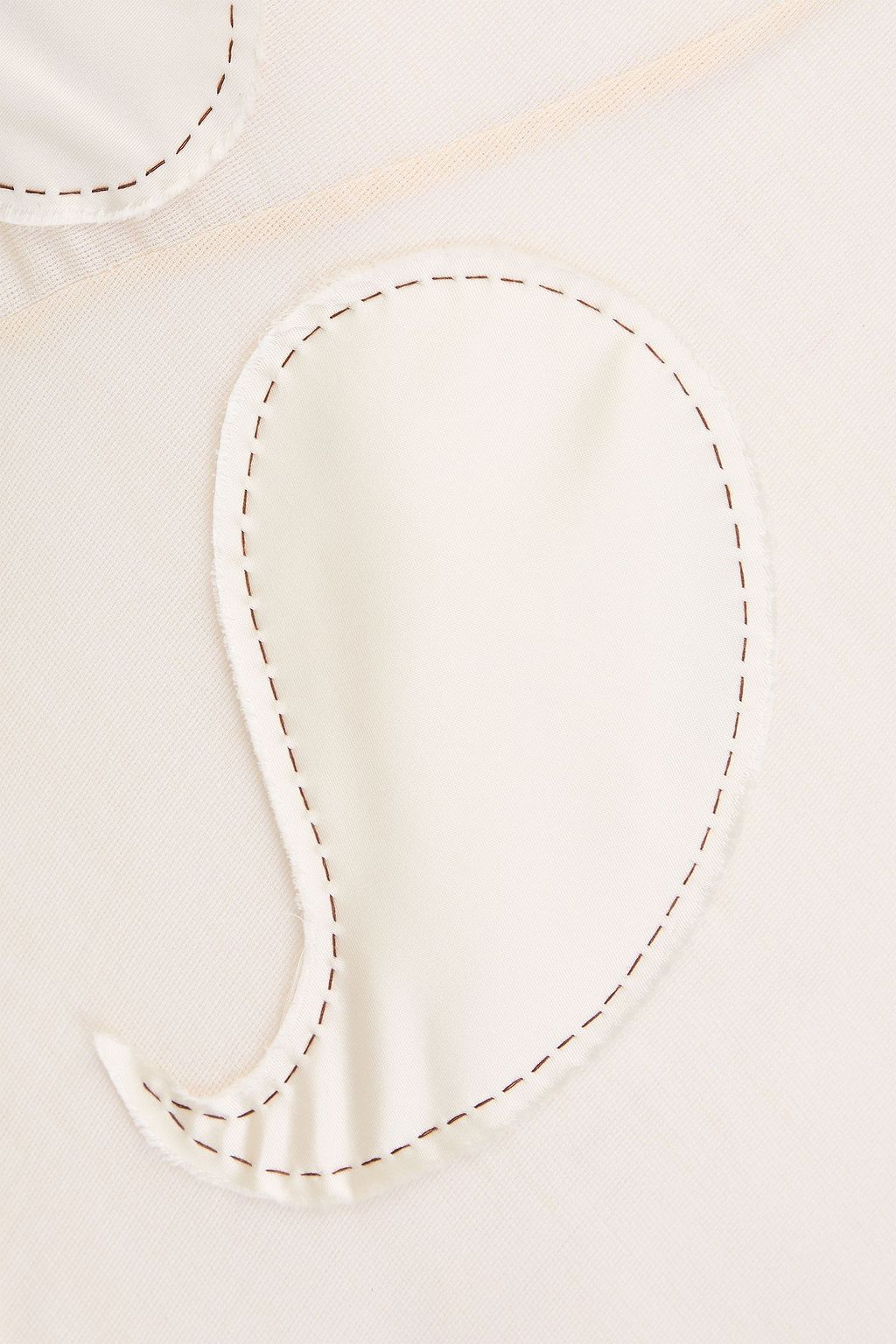 JACQUEMUS 콜드 숄더 장식 디테일 코튼 맥시 드레스