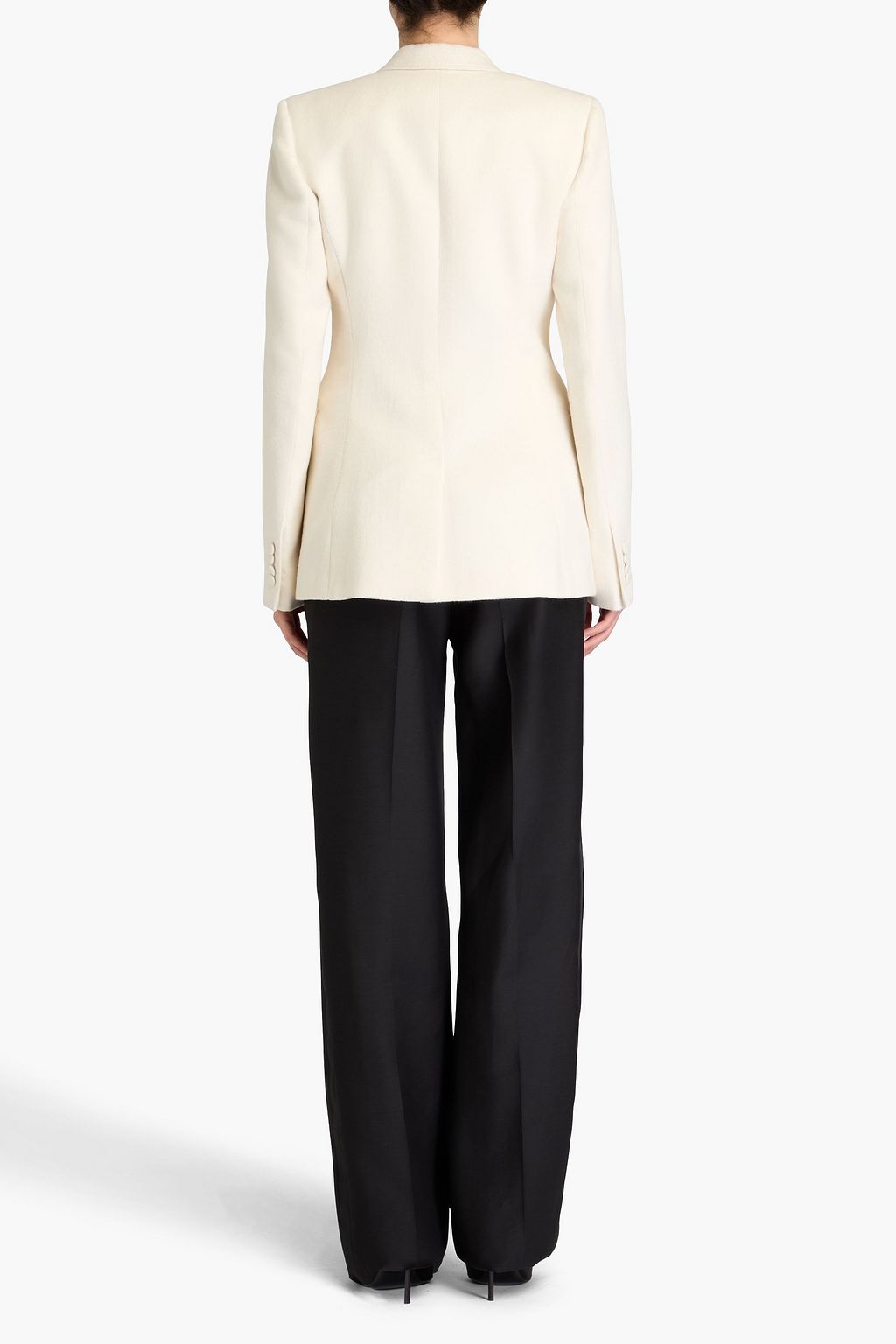 GABRIELA HEARST Double-breasted brushed silk blazer