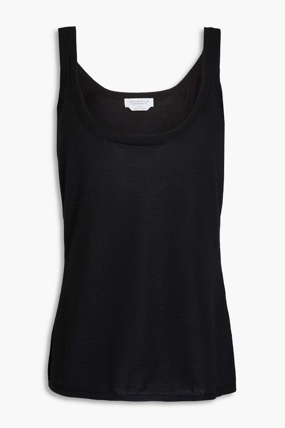 Gabriela Hearst Toby Tanktop Aus Einer Kaschmir-seidenmischung In Schwarz
