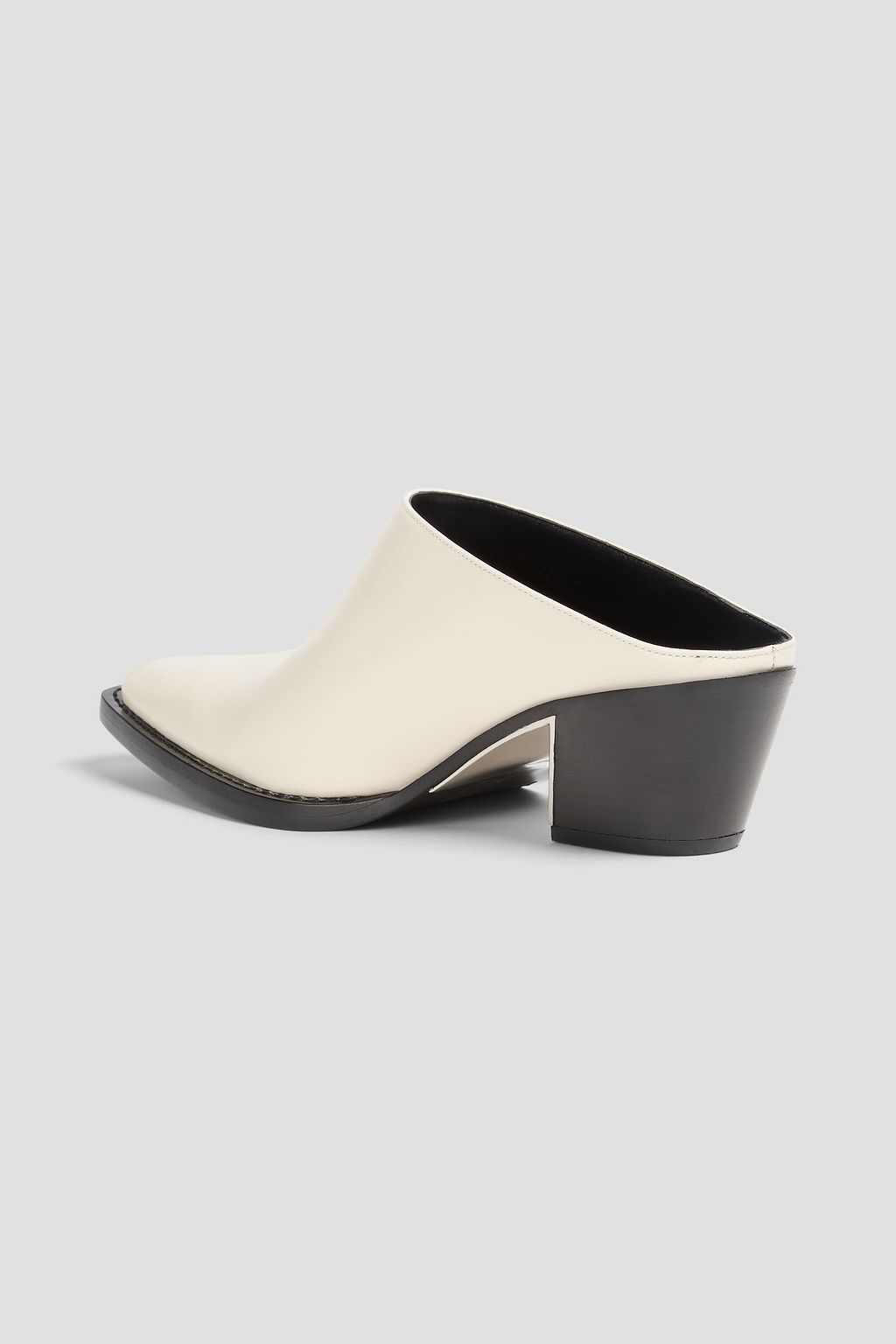 3.1 PHILLIP LIM حذاء ميول من الجلد اللامع