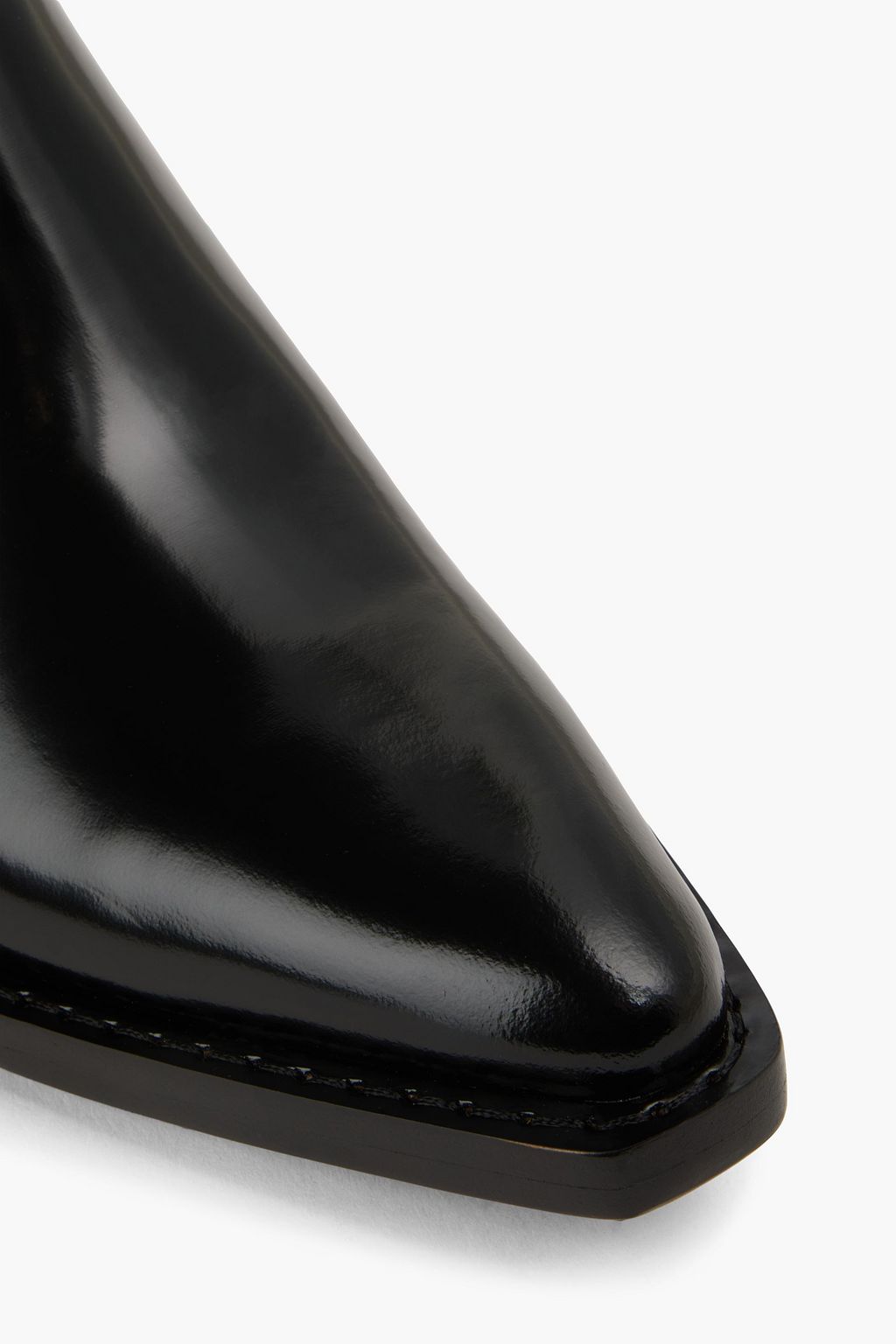 3.1 PHILLIP LIM حذاء ميول من الجلد اللامع
