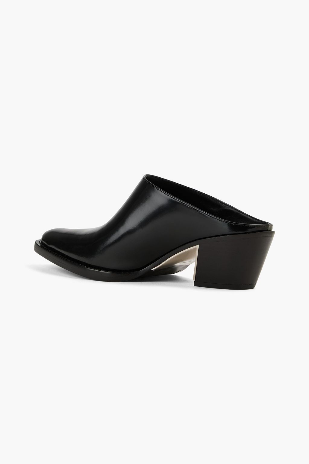 3.1 PHILLIP LIM حذاء ميول من الجلد اللامع