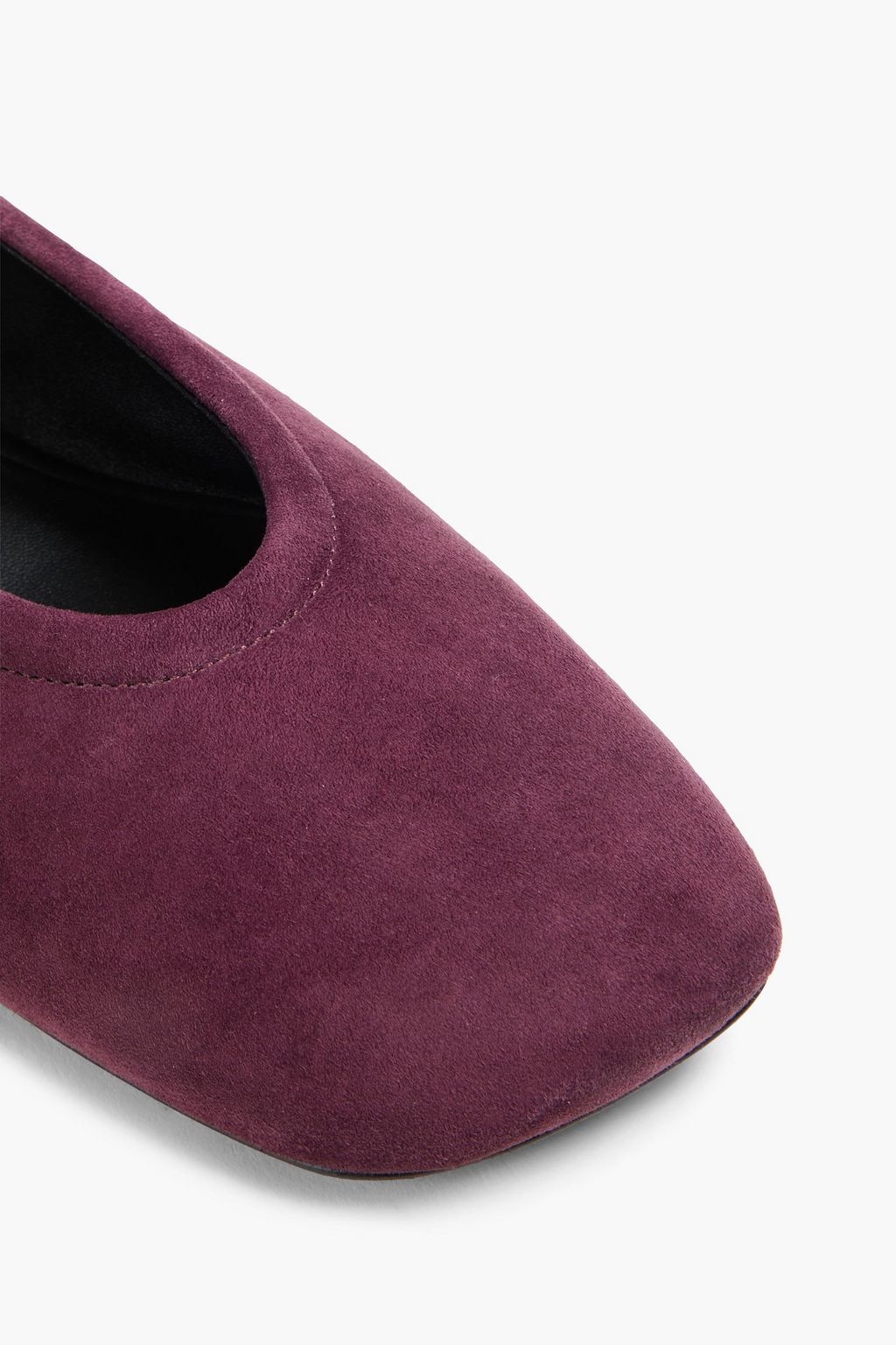 3.1 PHILLIP LIM حذاء باليرينا مسطح من جلد السويد
