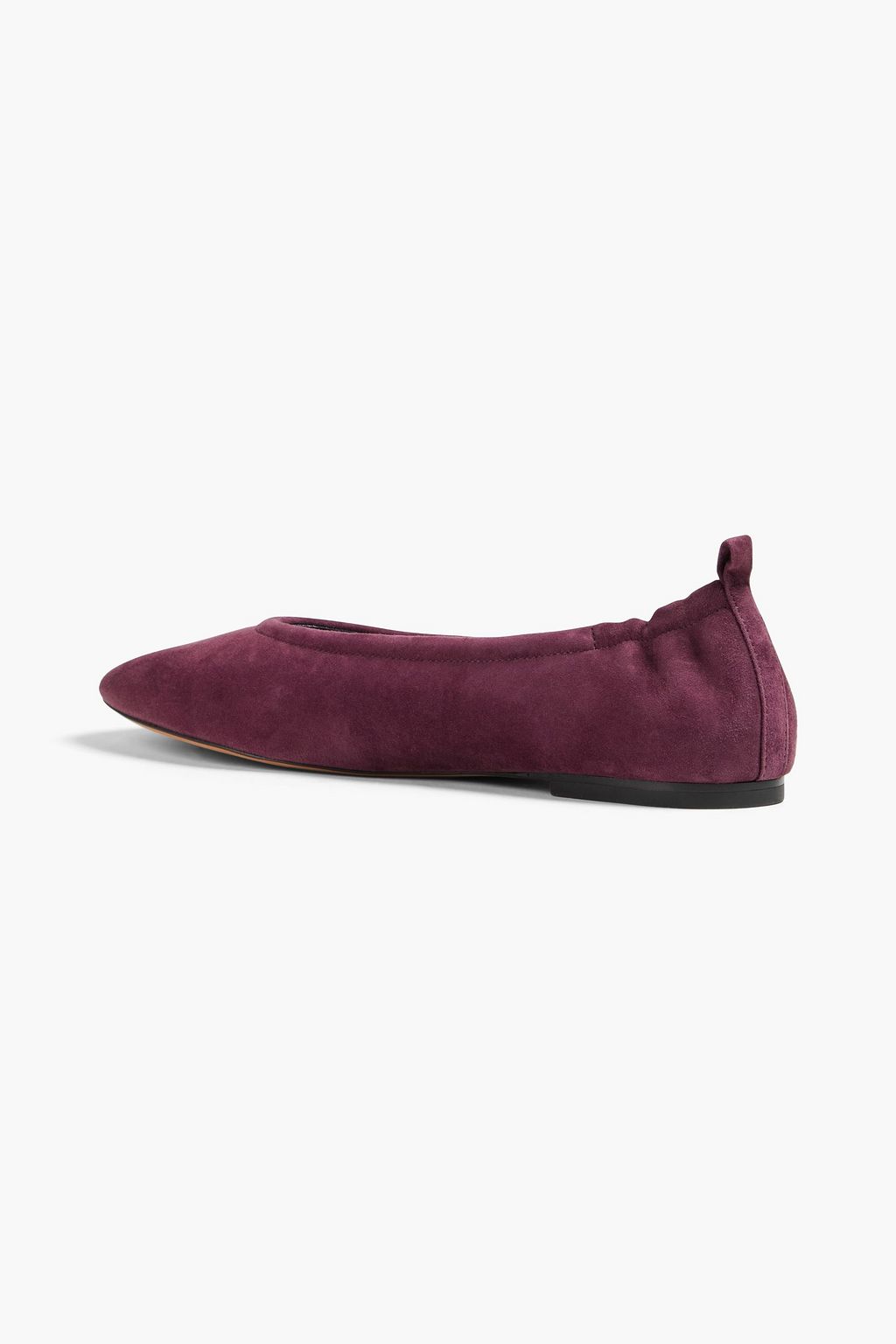 3.1 PHILLIP LIM حذاء باليرينا مسطح من جلد السويد