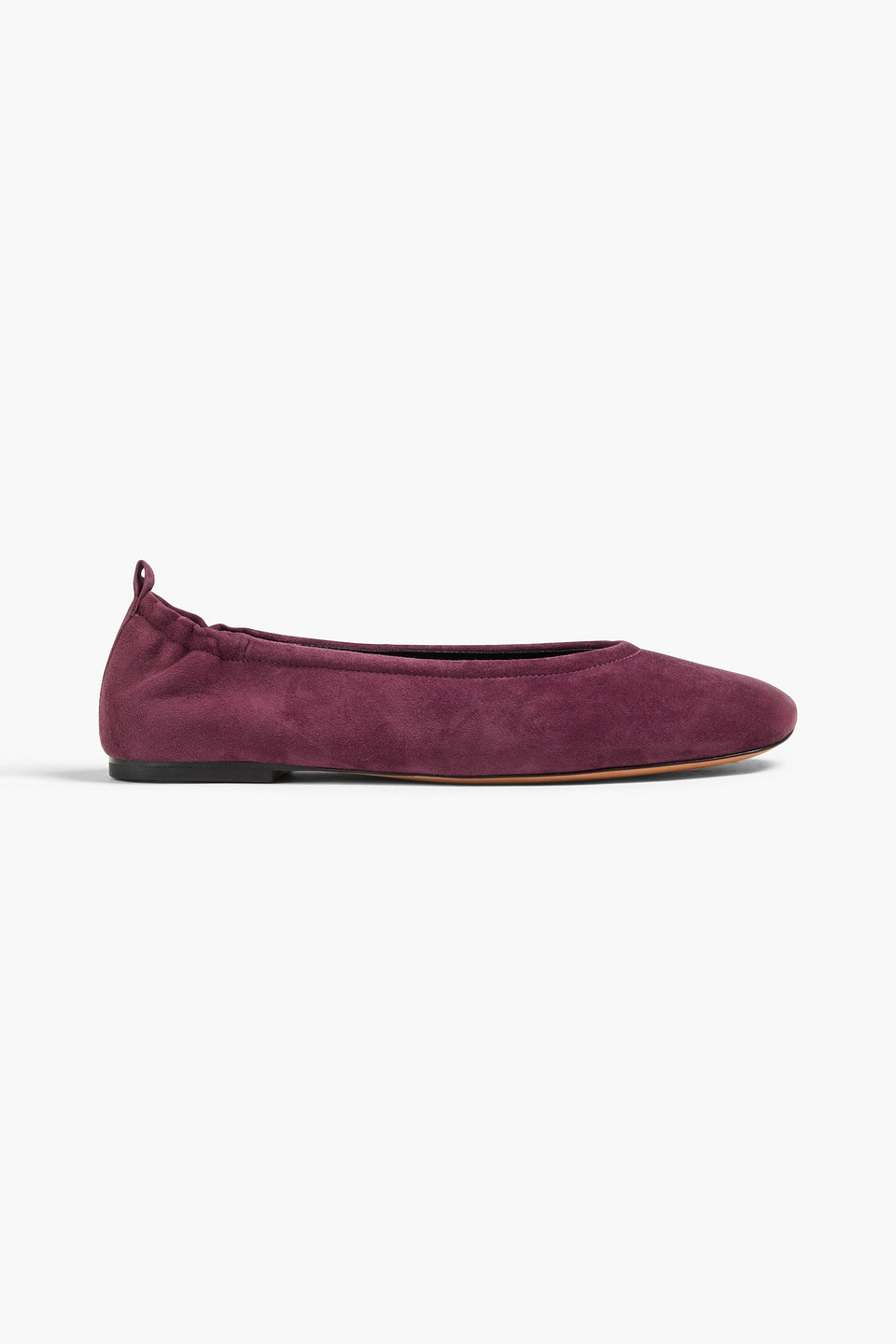 3.1 Phillip Lim Id Suede Ballet Flats In Grape