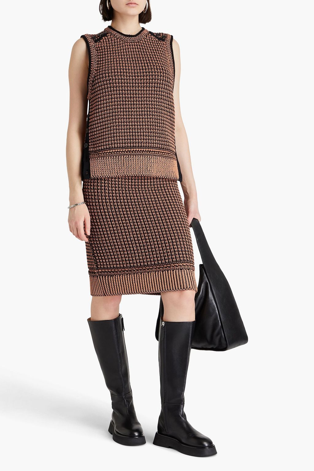 3.1 PHILLIP LIM فيست محبوك بلونين