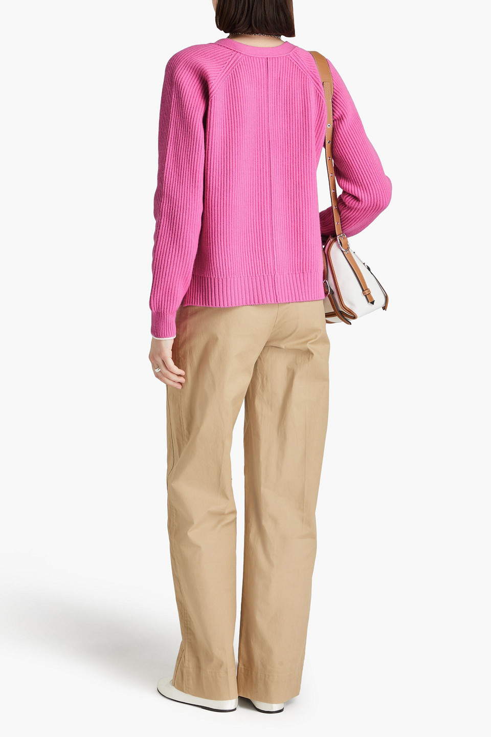  3.1 Phillip Lim - Cardigan Aus Rippstrick - Pink - Xs 