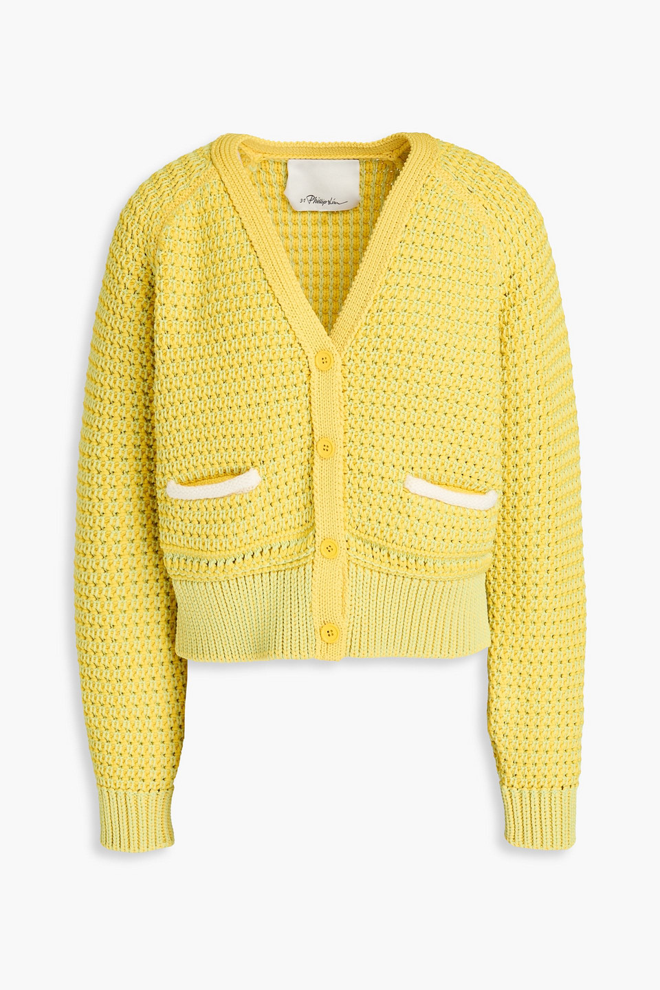 3.1 Phillip Lim Knitted Cardigan In Yellow