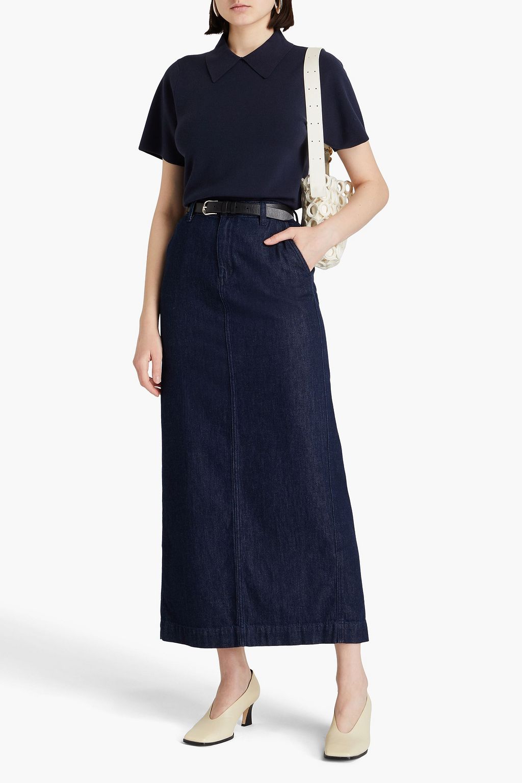 3.1 PHILLIP LIM قميص بولو من نسيج محبوك