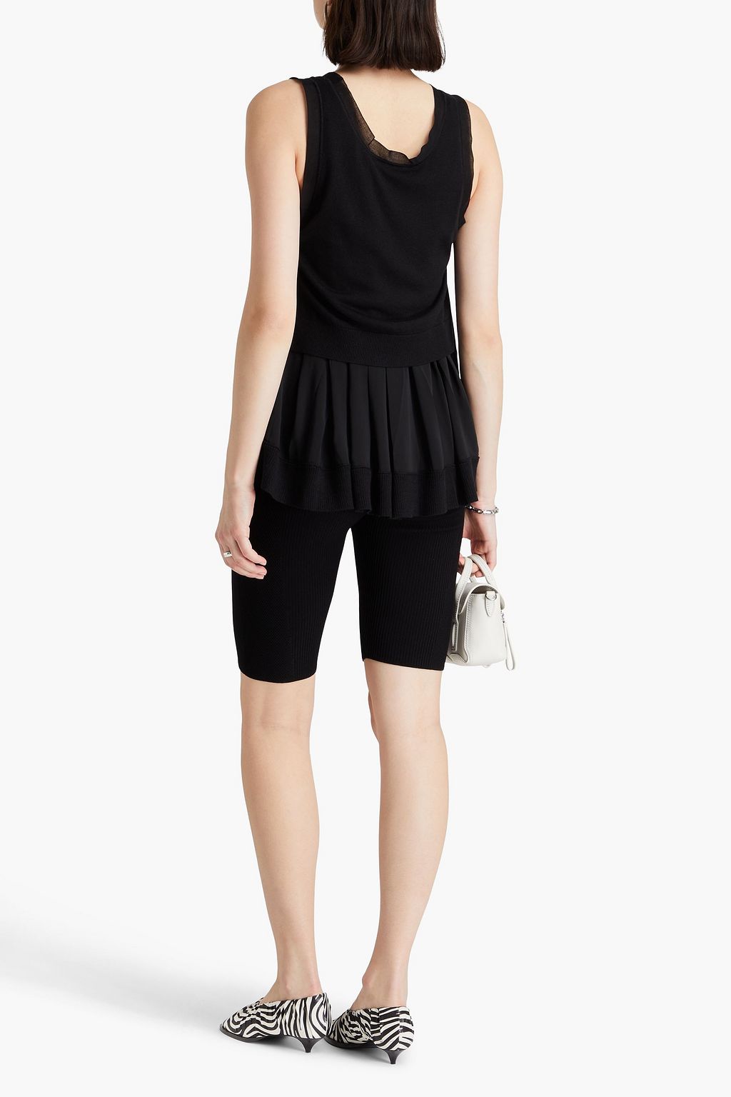 3.1 PHILLIP LIM 크레이프 드 신 레이어드 탑
