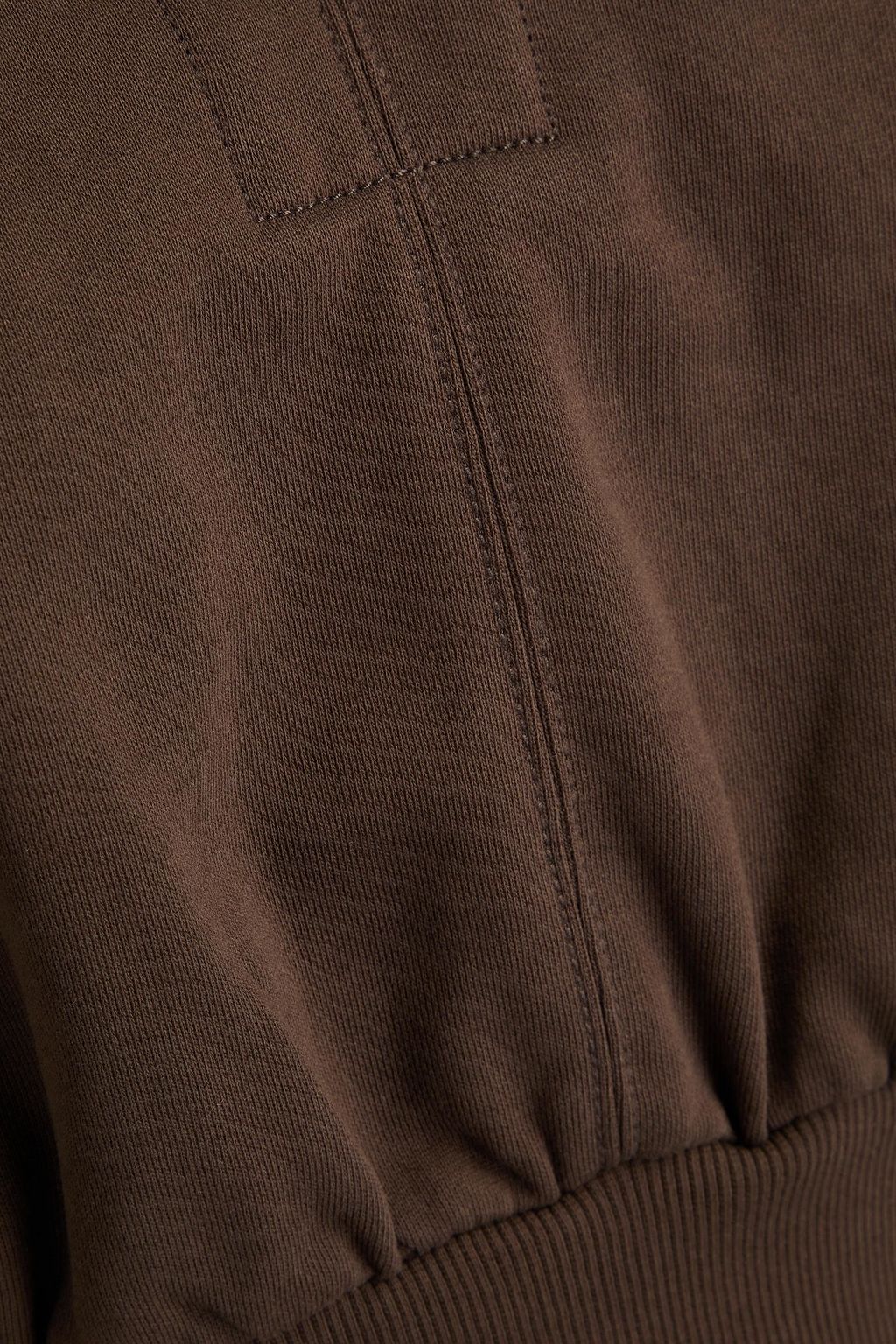 3.1 PHILLIP LIM Cropped French cotton-terry sweatshirt