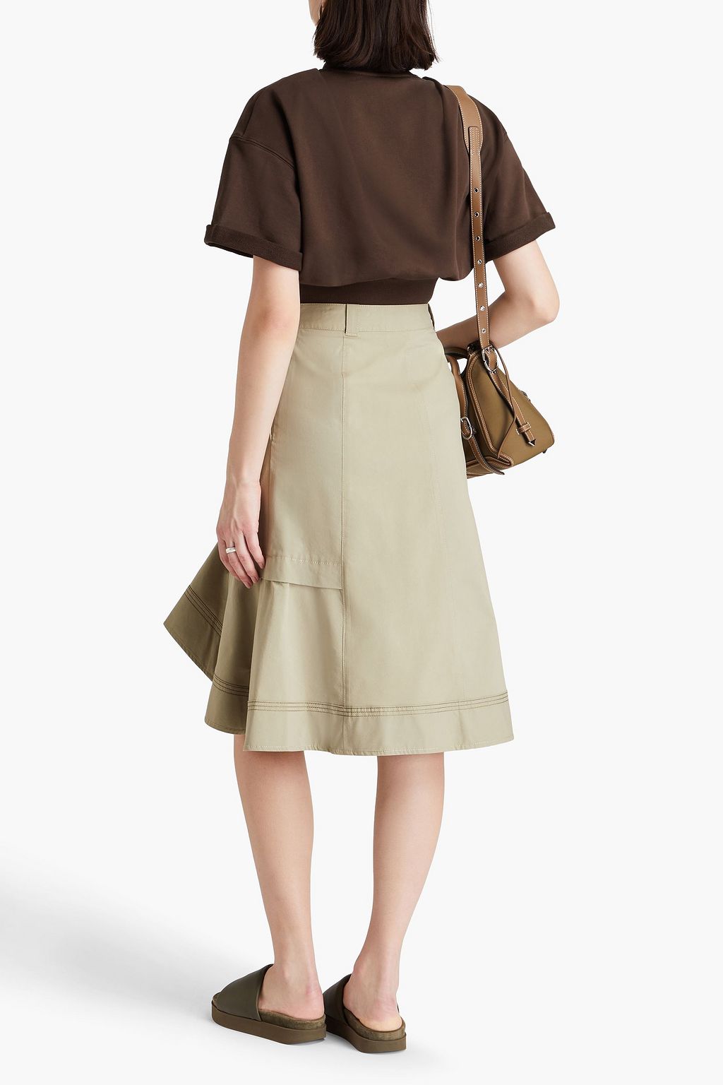 3.1 PHILLIP LIM Cropped French cotton-terry sweatshirt