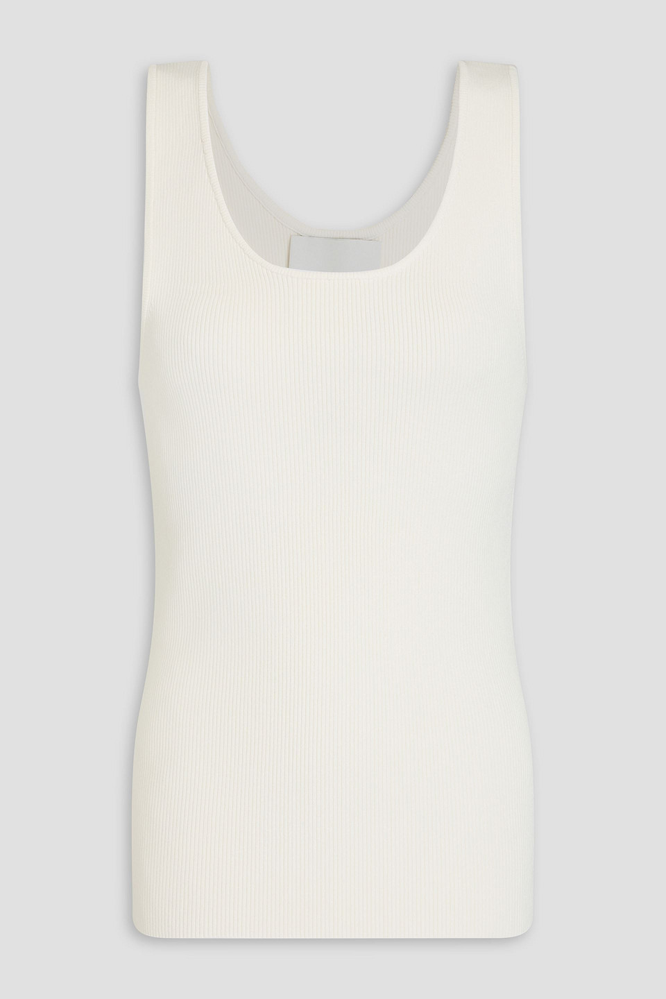 3.1 Phillip Lim Ribbed Jersey Tank In Ivory