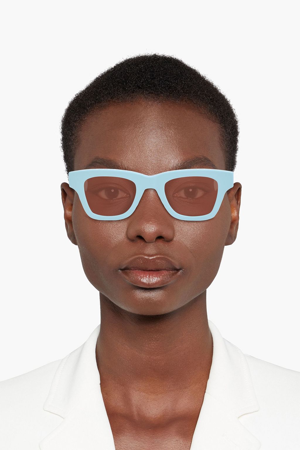 JACQUEMUS نظارات شمسية من الأسيتات بإطار على شكل حرف D