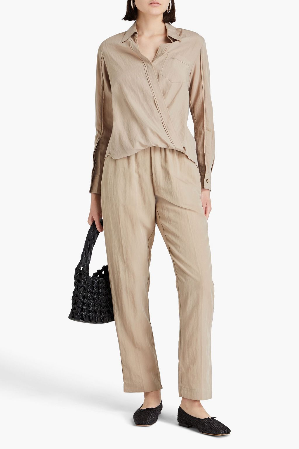 3.1 PHILLIP LIM بلوزة مصنوع من مزيج التنسل™