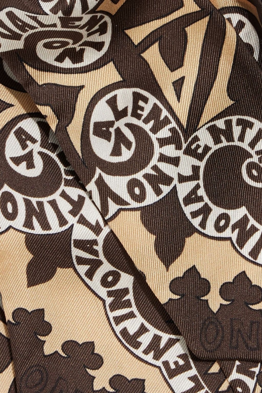 VALENTINO GARAVANI Bedruckter Schal aus Seiden-Twill