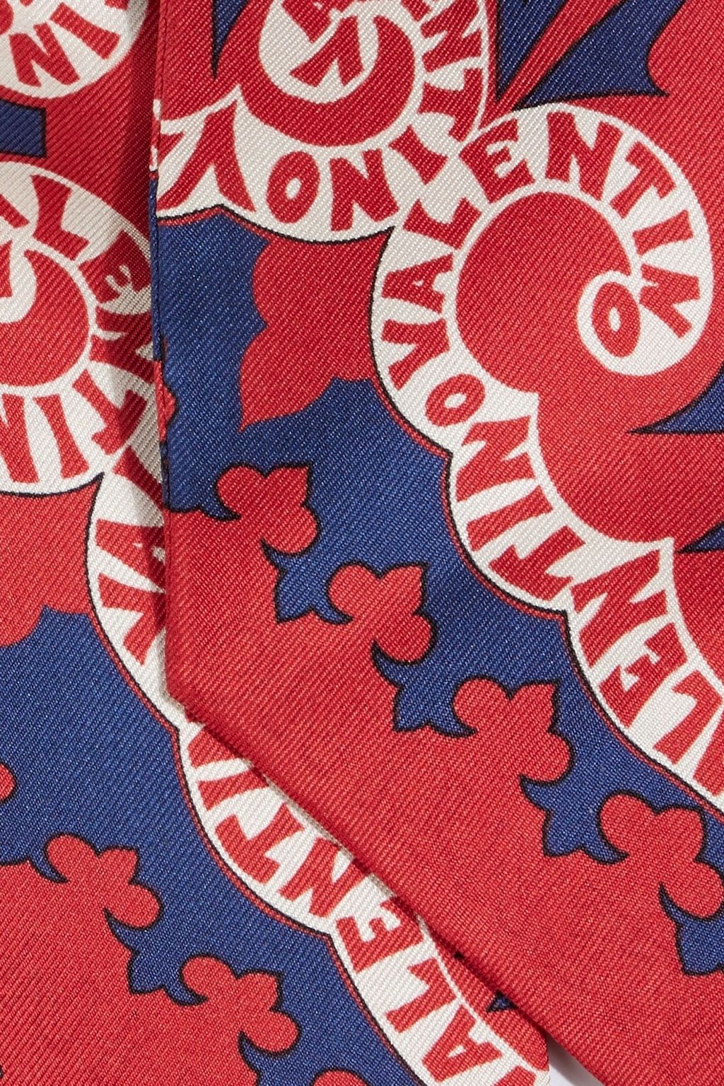 VALENTINO GARAVANI Printed silk-twill scarf