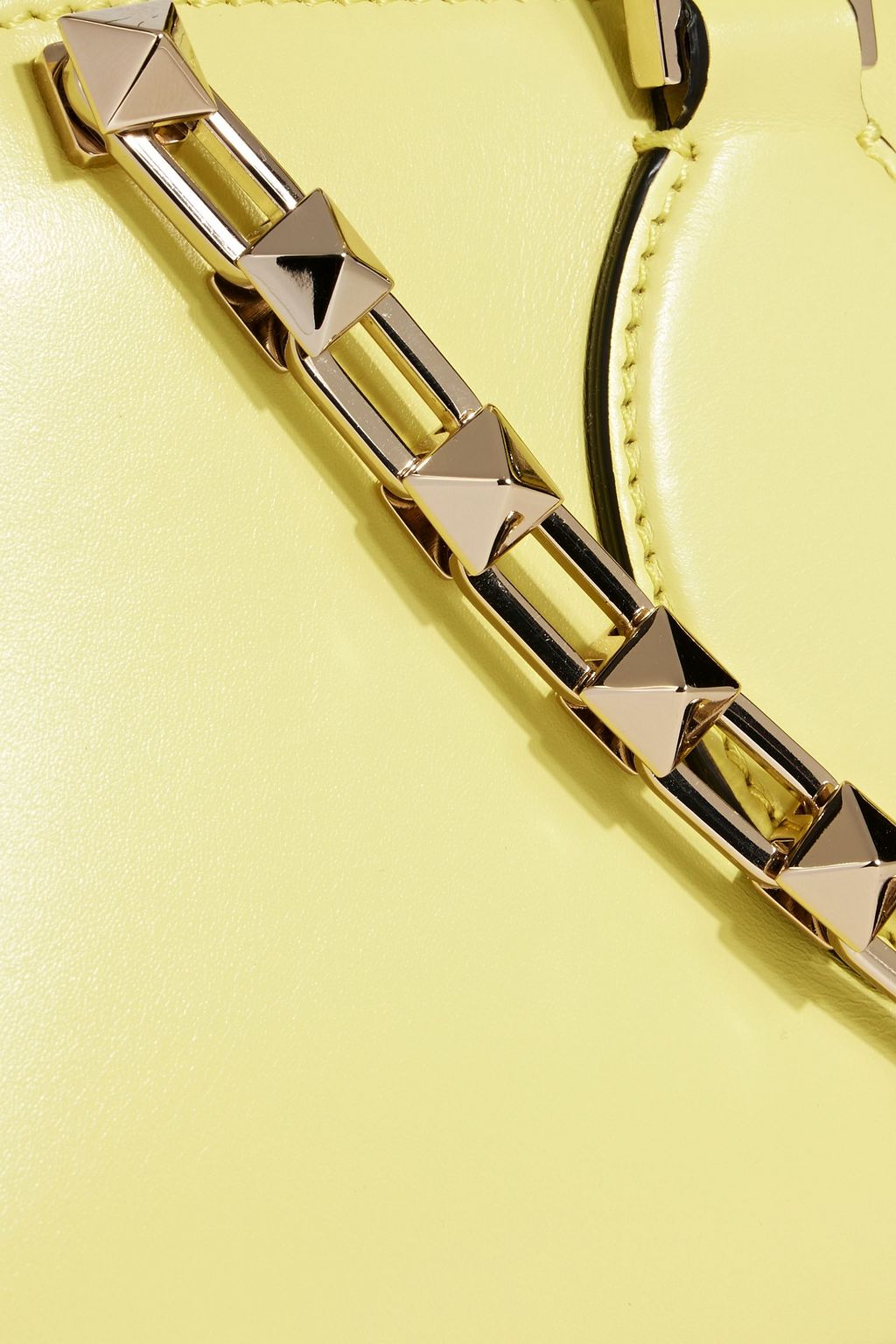 VALENTINO GARAVANI Rockstud East-West leather tote