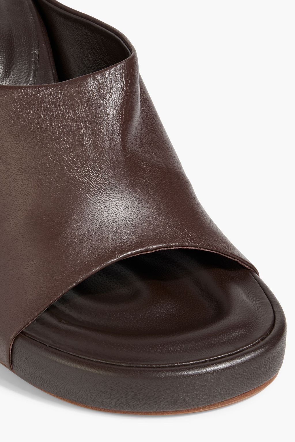 JACQUEMUS Nuvola leather mules
