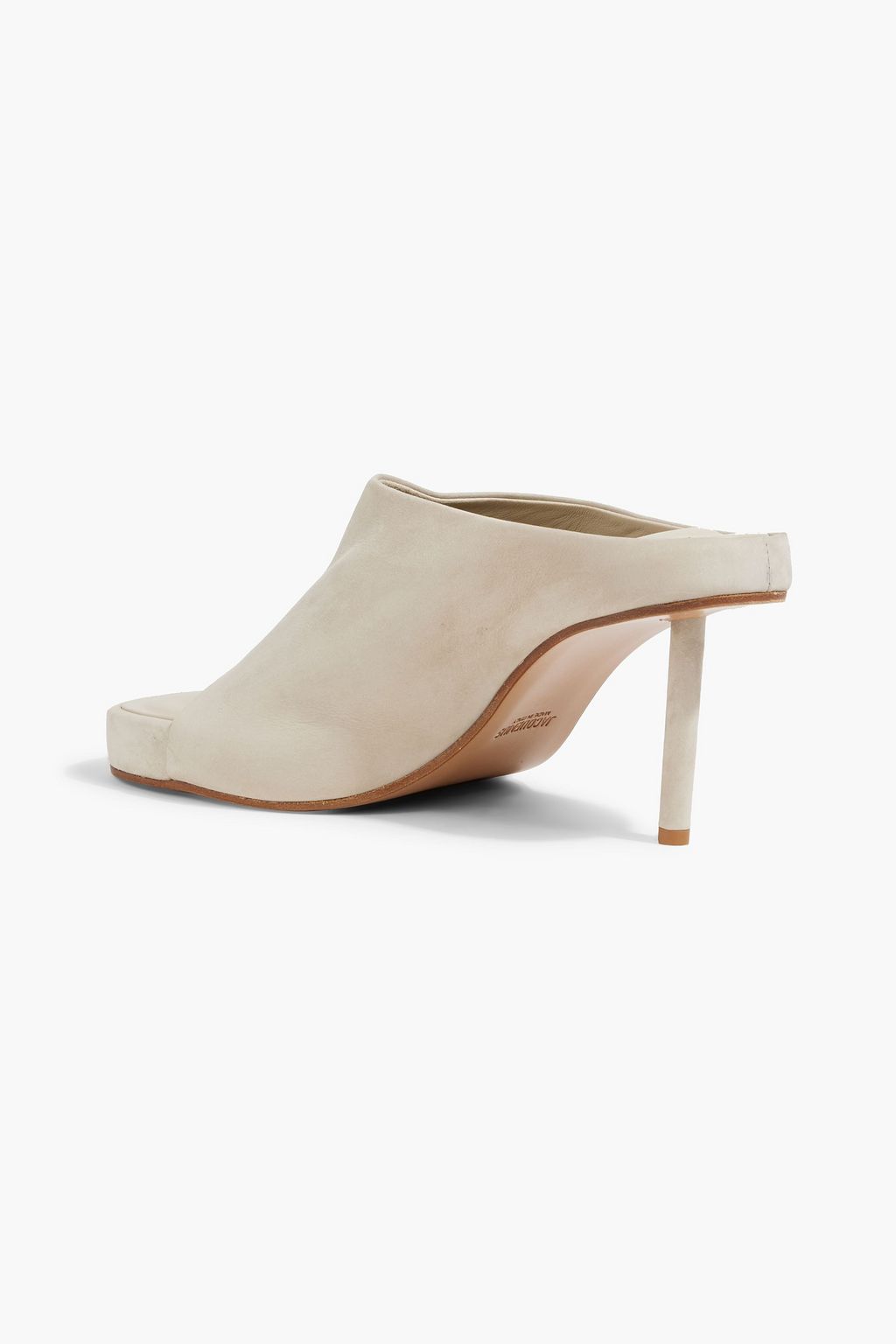 JACQUEMUS Nubuck mules