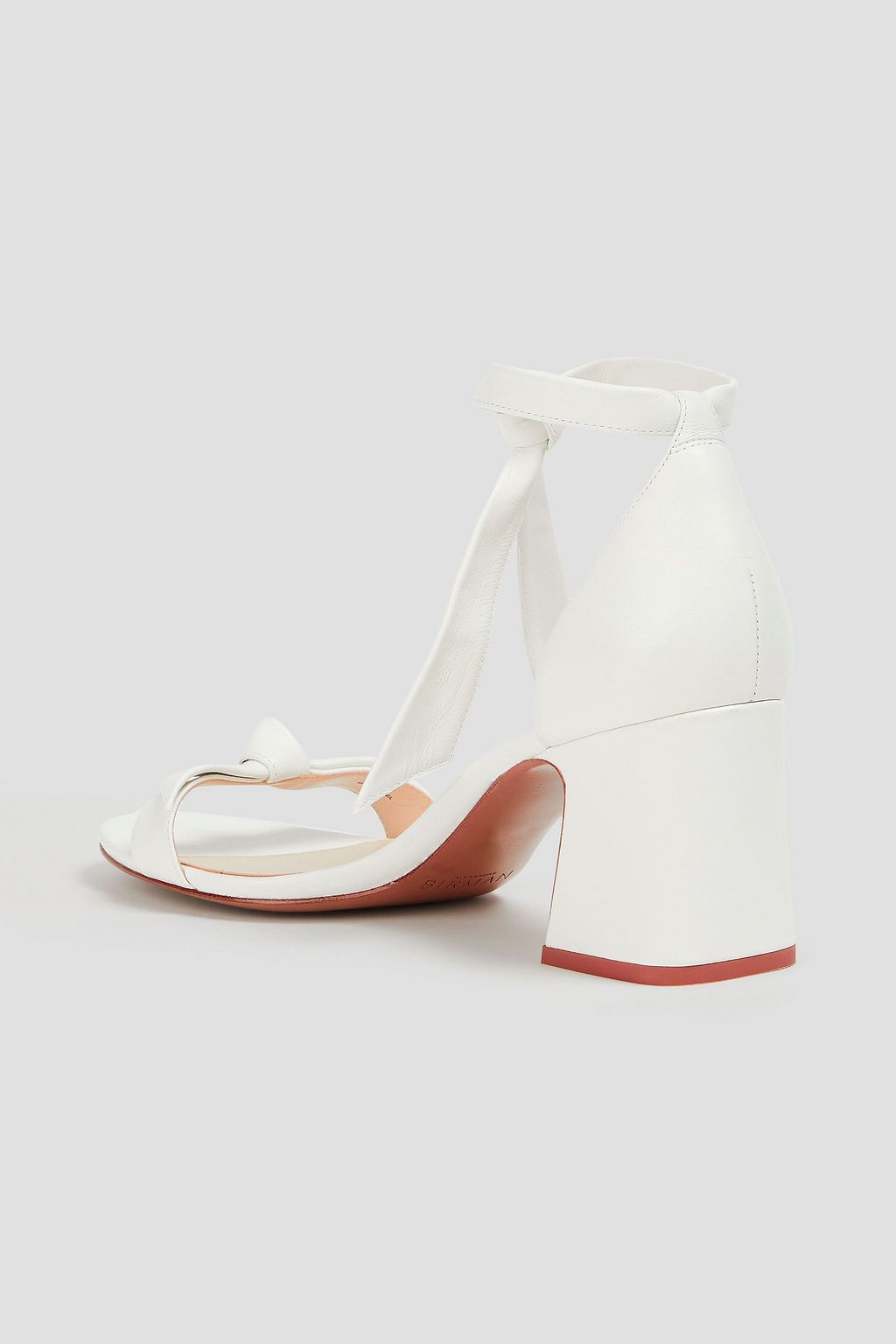 ALEXANDRE BIRMAN Clarita Curve 60 レザー サンダル リボン付き