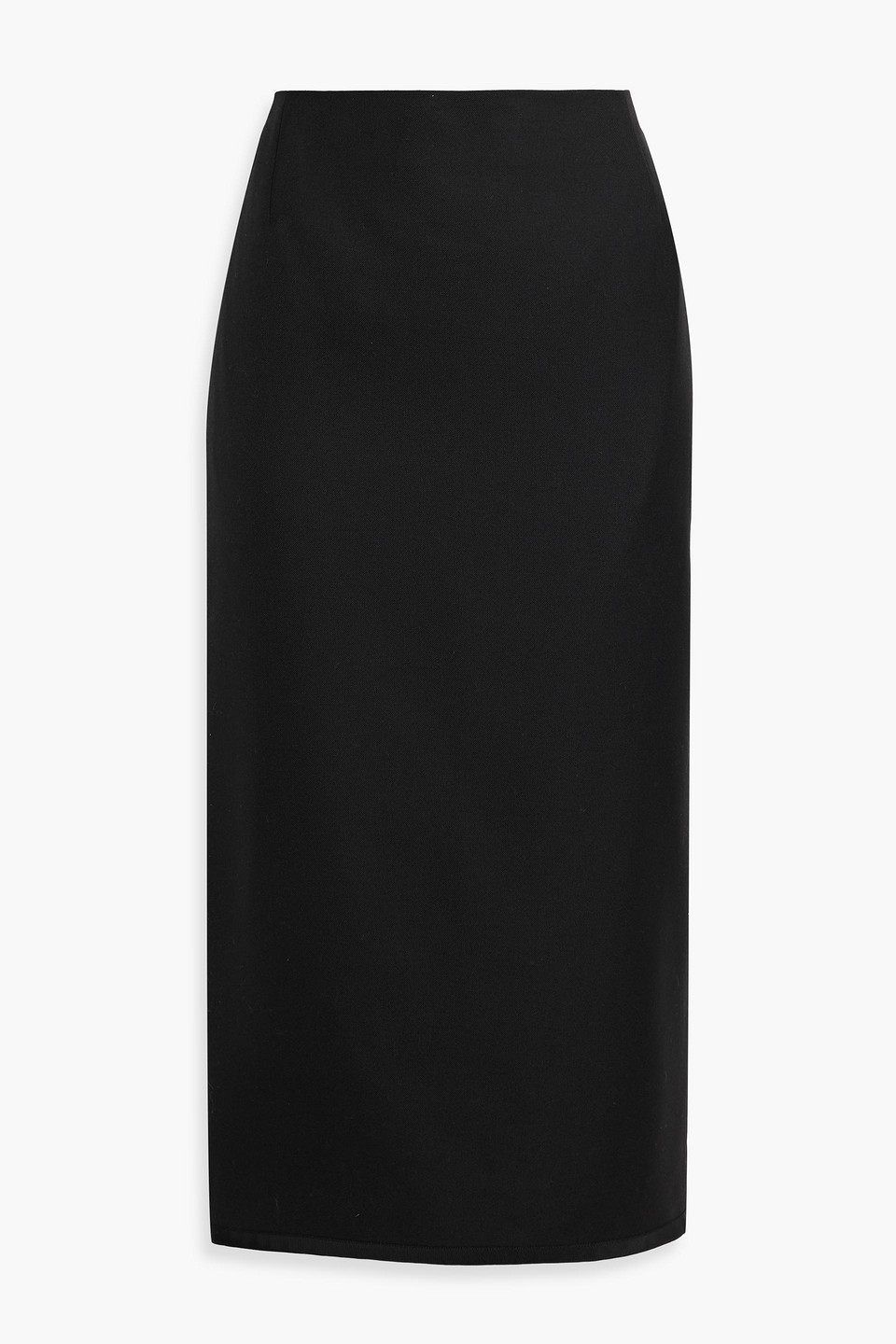 Thom Browne Pinstriped High Waist Pencil Skirt With Belt Loops In Black