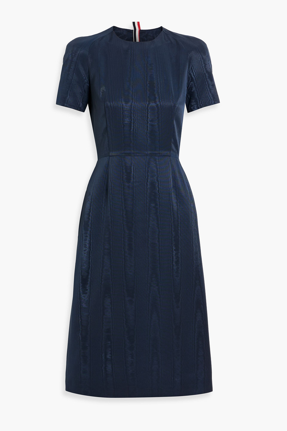 Thom Browne Moire Dress In Blue