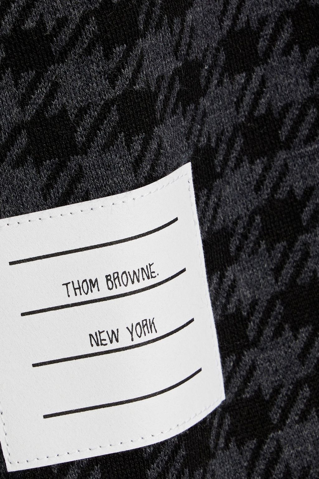 THOM BROWNE Houndstooth cotton sweater
