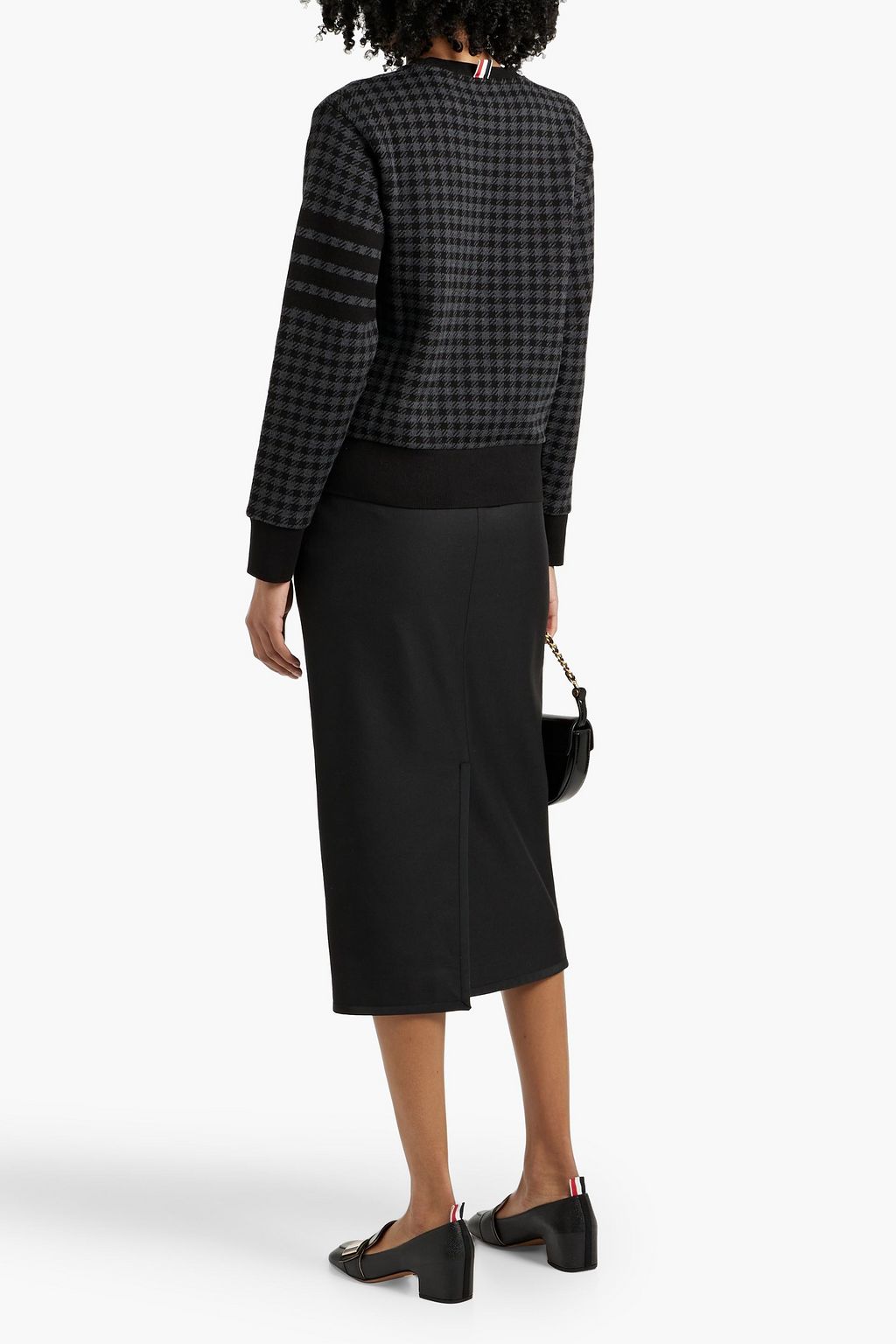THOM BROWNE Houndstooth cotton sweater