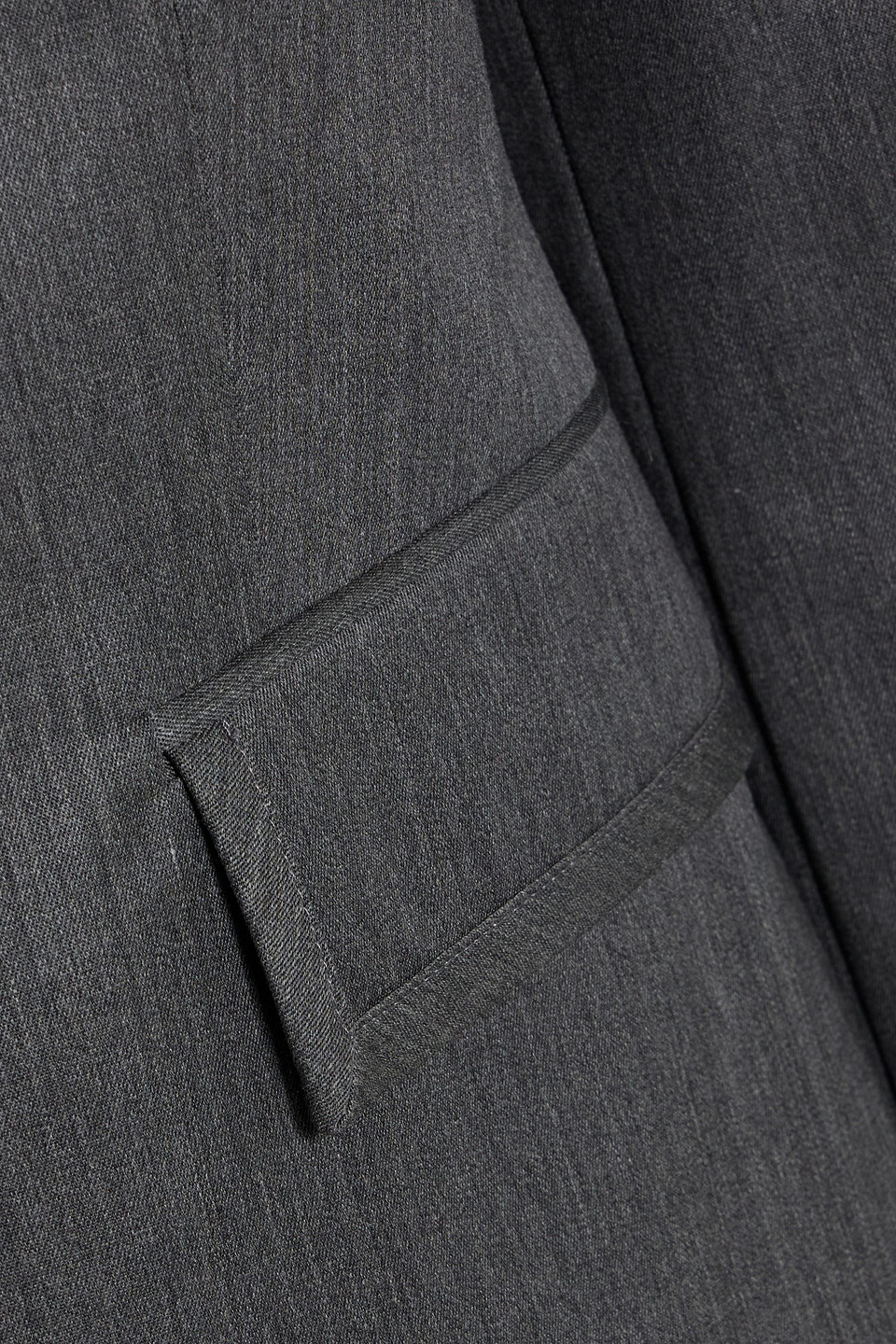 Thom Browne Wool Blazer In Dark Gray