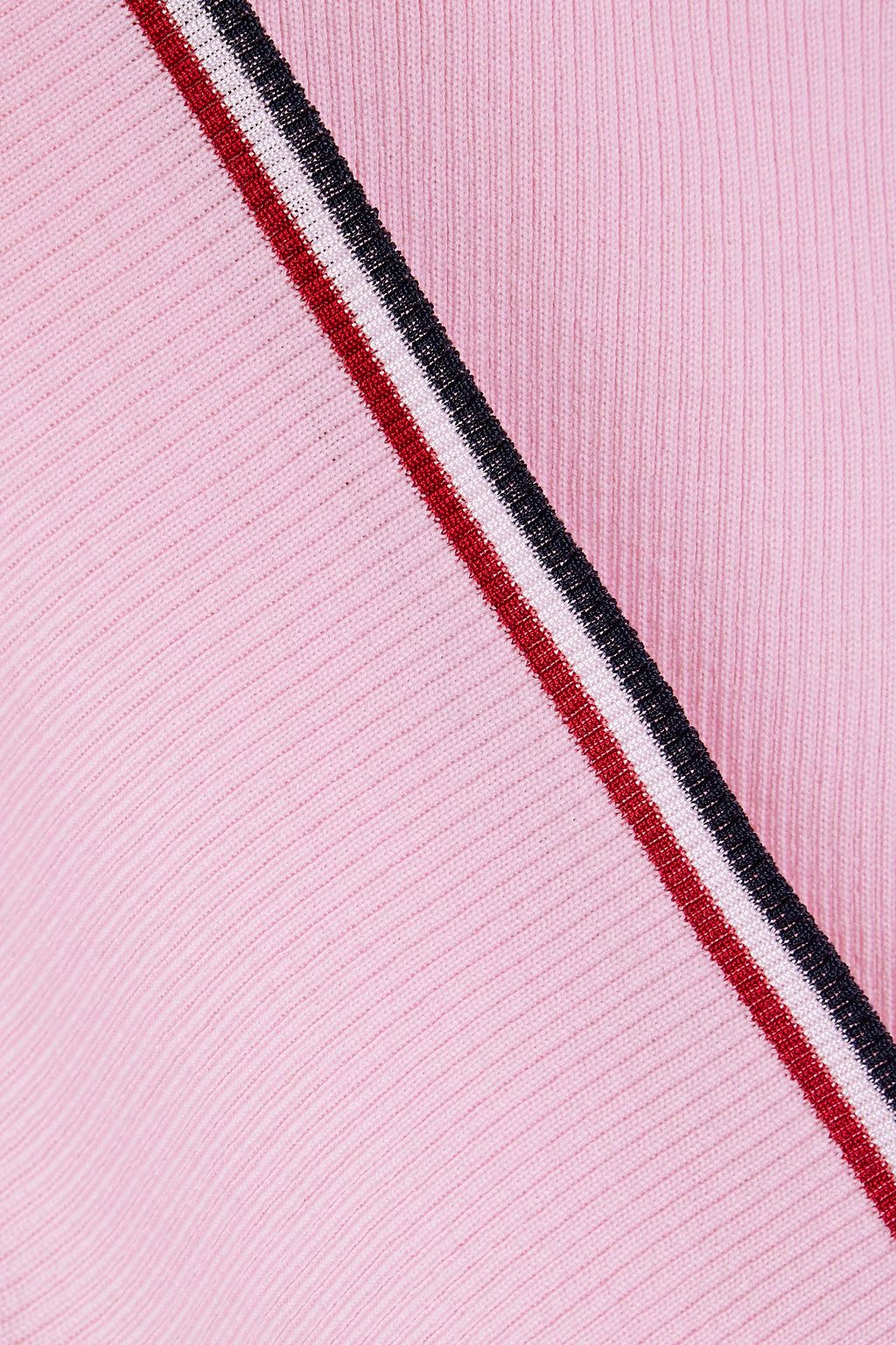 THOM BROWNE Ribbed wool-blend top