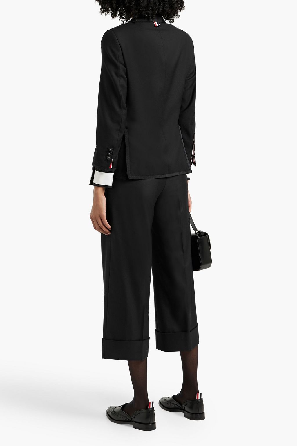 THOM BROWNE Wool-crepe blazer