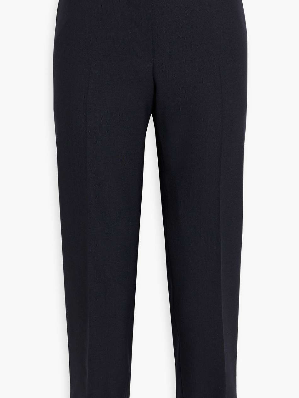 cropped grain de poudre wool tapered pants