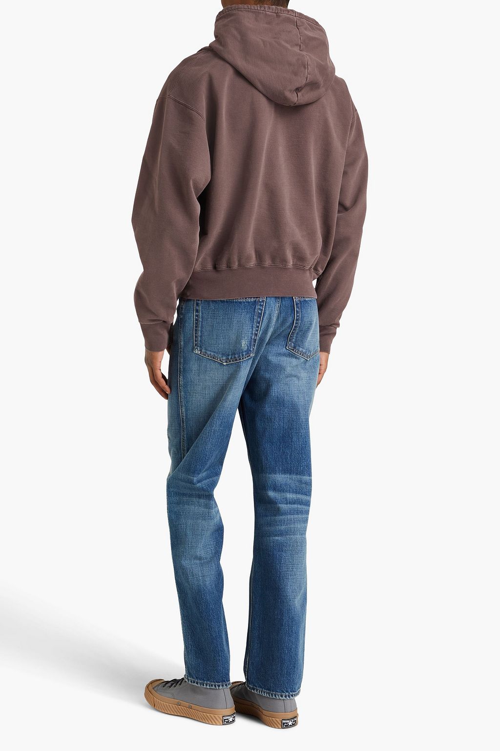 JACQUEMUS Embroidered cotton-fleece hoodie