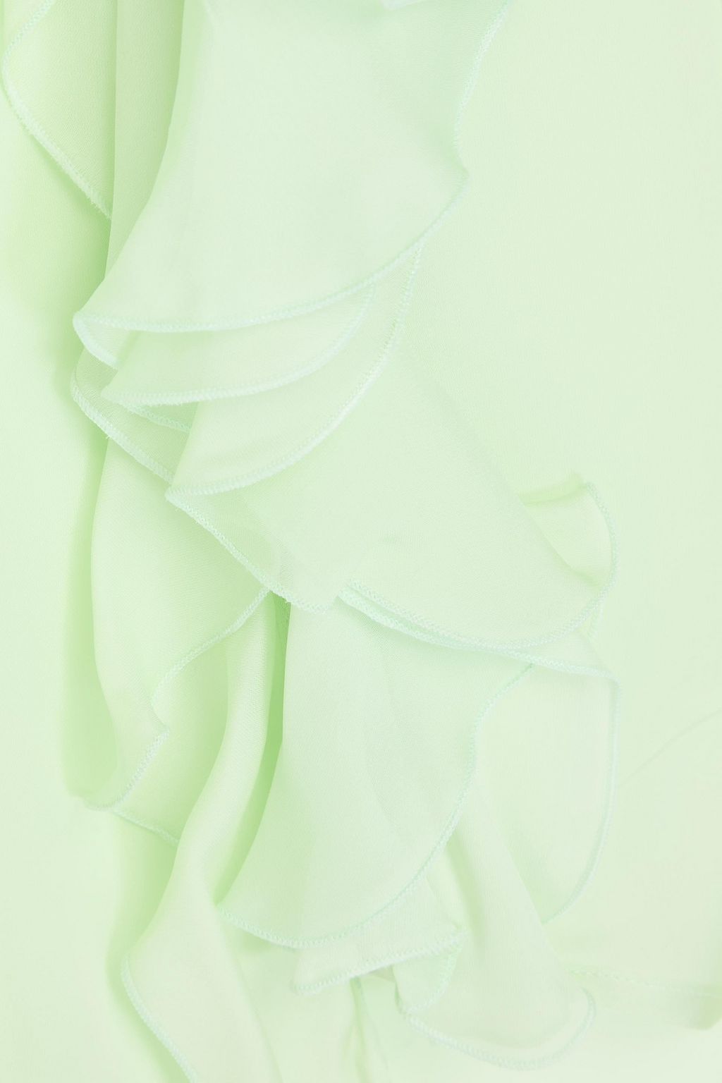VICTORIA BECKHAM Ruffled chiffon blouse