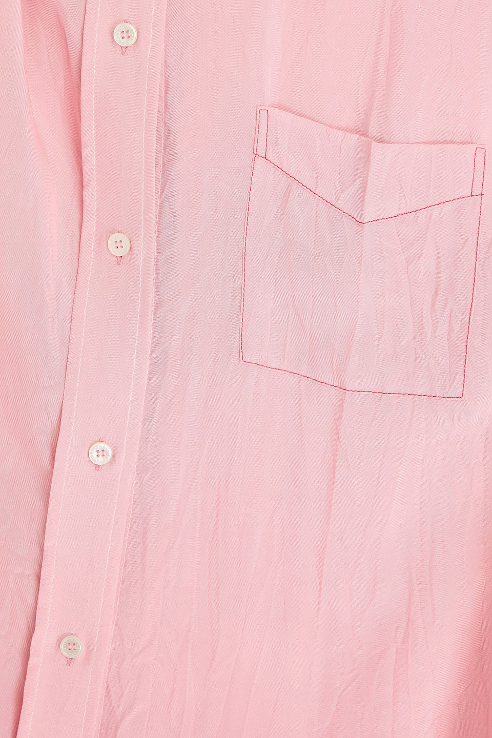 VICTORIA BECKHAM CRINKLED TWILL SHIRT