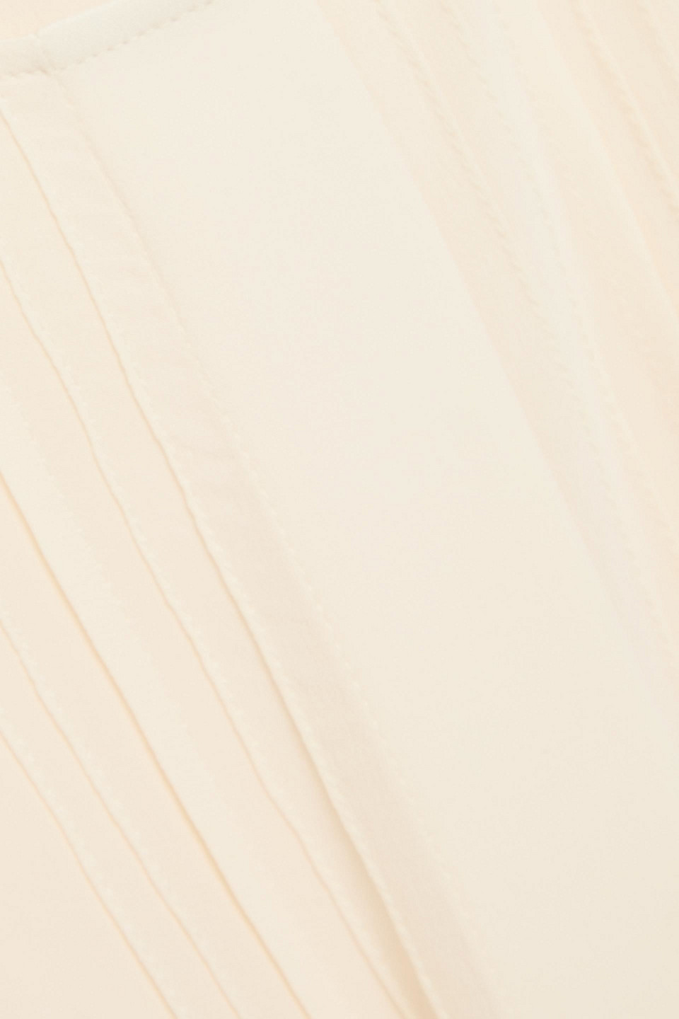 Victoria Beckham Pussy-bow Silk Crepe De Chine Top In Ivory