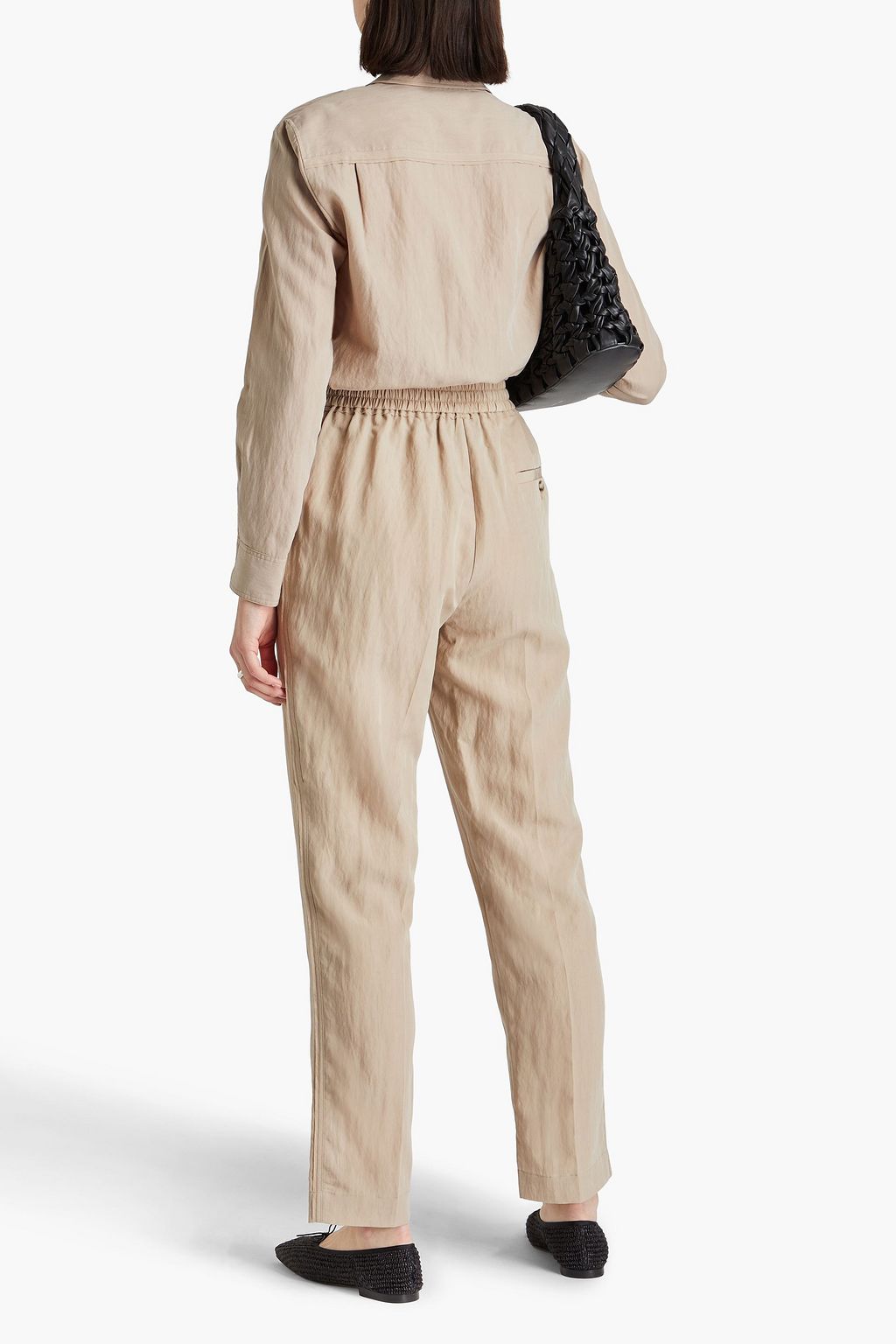 3.1 PHILLIP LIM بنطال بقصة تضيق تدريجياً من مزيج التنسل™