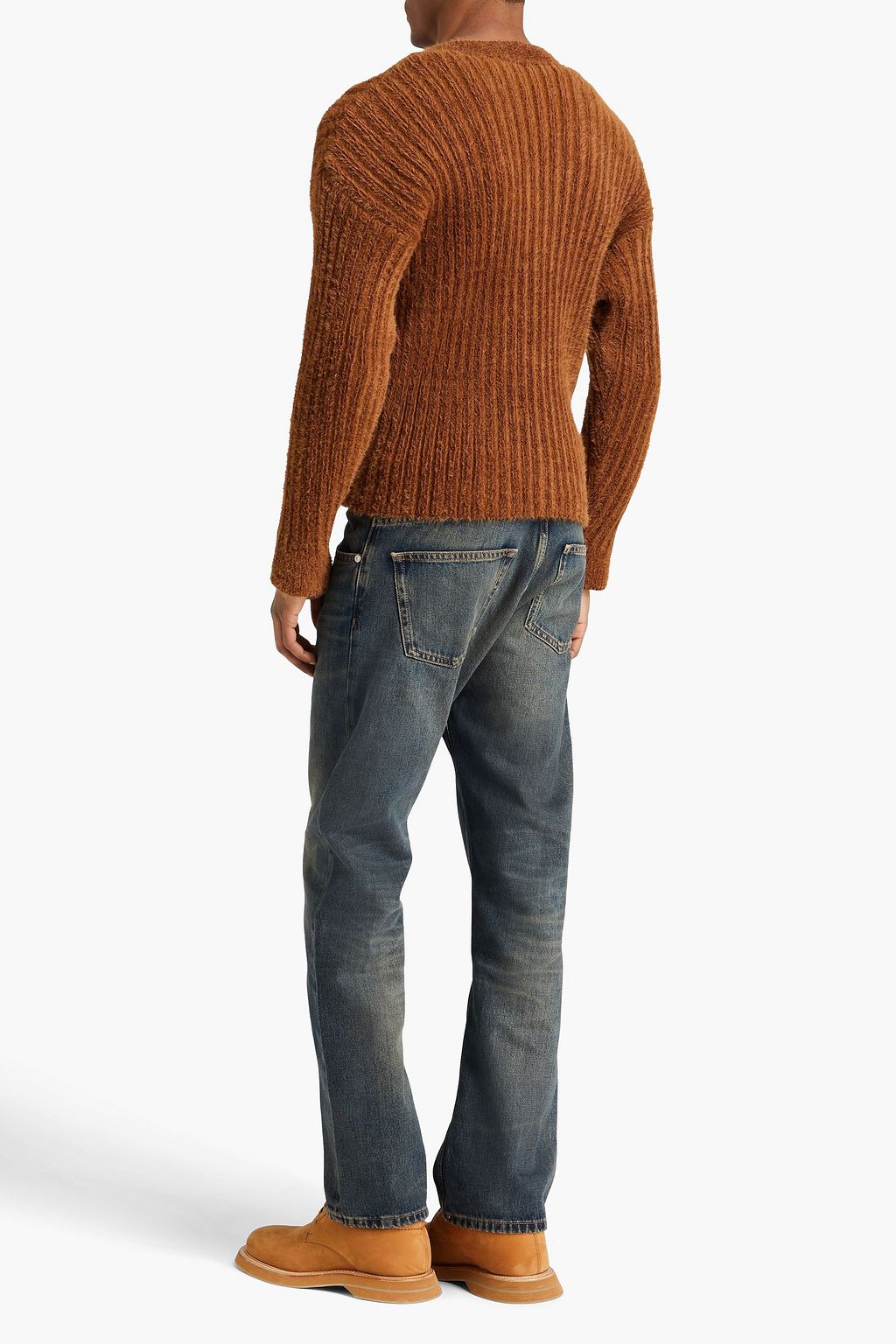 JACQUEMUS Brushed ribbed-knit cardigan