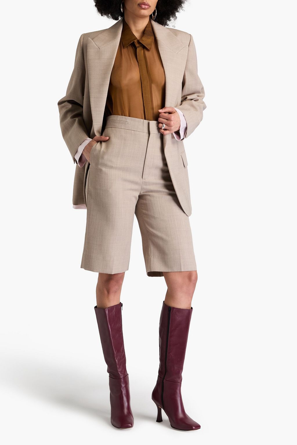 VICTORIA BECKHAM ウール ショートパンツ