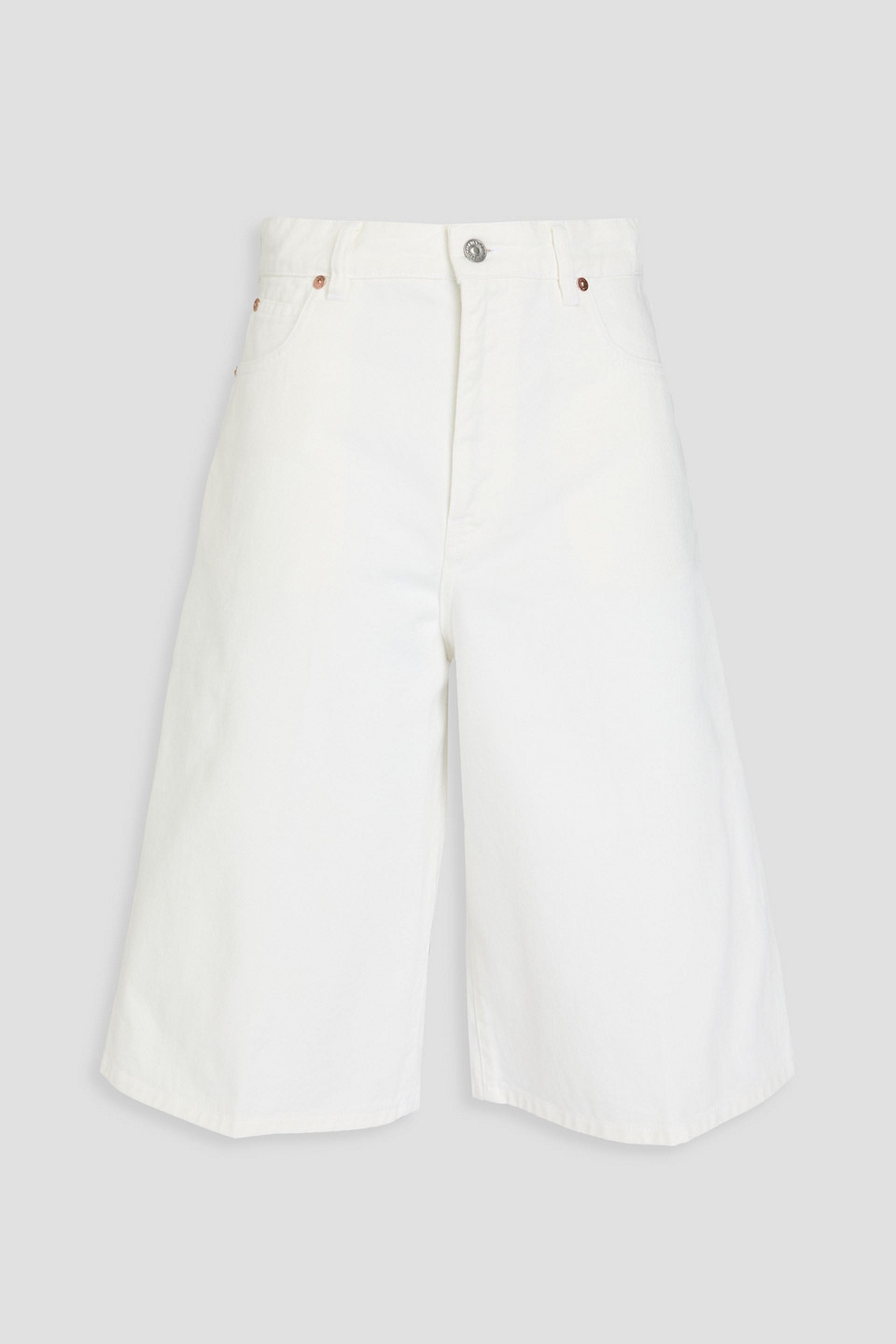 Victoria Beckham Denim Shorts In White