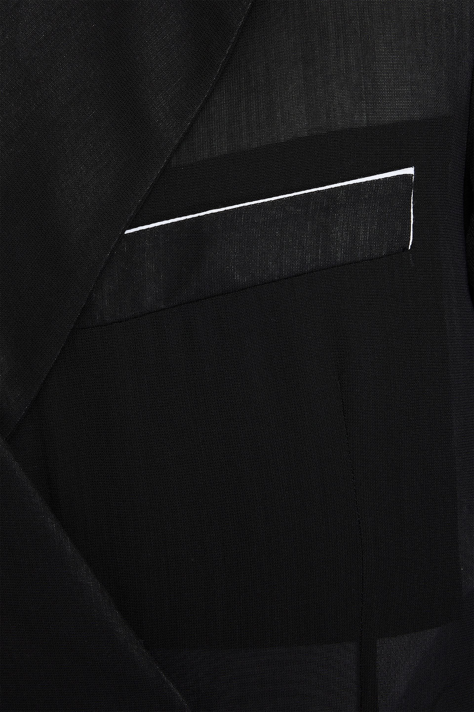 Victoria Beckham Crepe Blazer In Schwarz