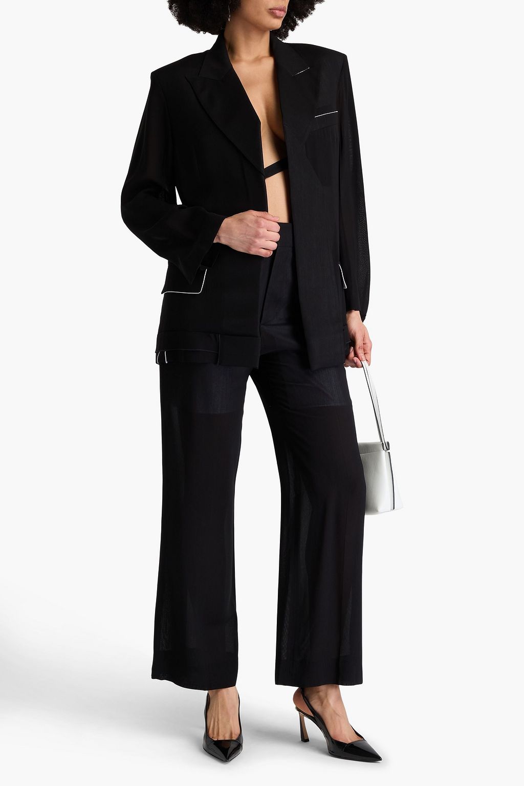 VICTORIA BECKHAM بليزر من الكريب