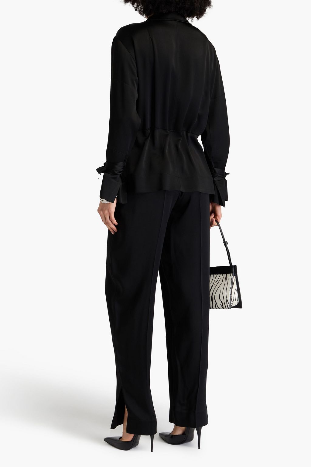 VICTORIA BECKHAM Satin-crepe jumpsuit