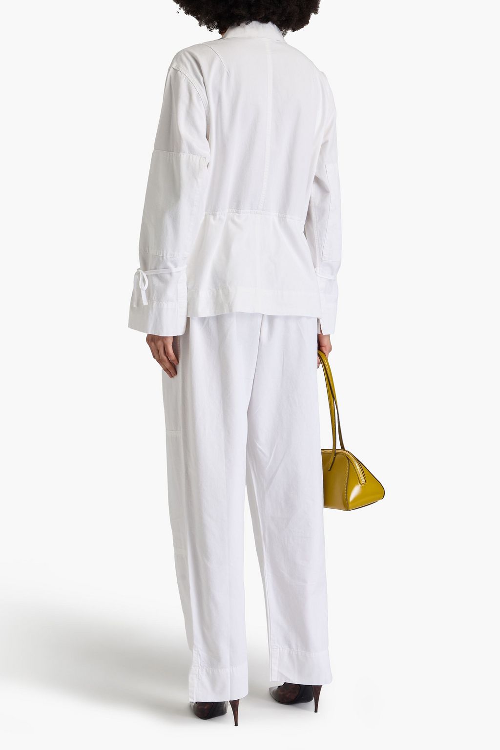 VICTORIA BECKHAM Cotton-poplin jumpsuit