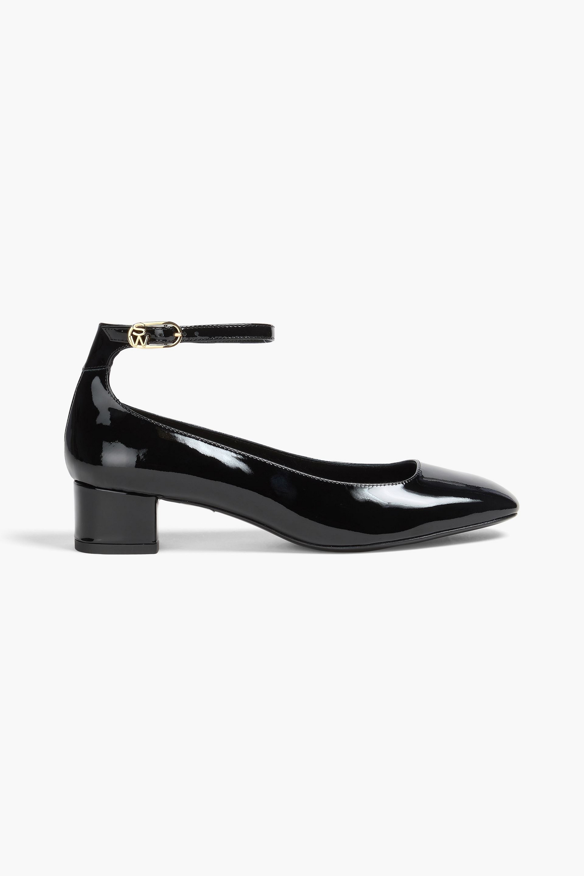 Stuart Weitzman Jane patent-leather pumps