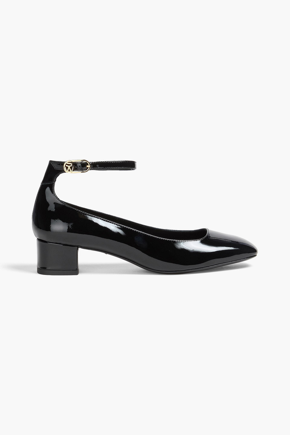 Stuart Weitzman Jane Patent-leather Pumps In Black