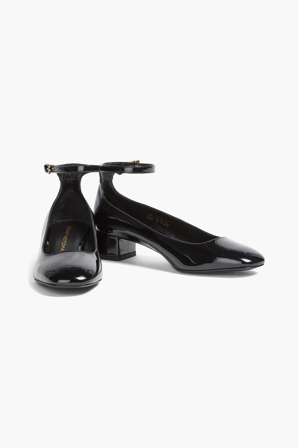 STUART WEITZMAN JANE PATENT-LEATHER PUMPS